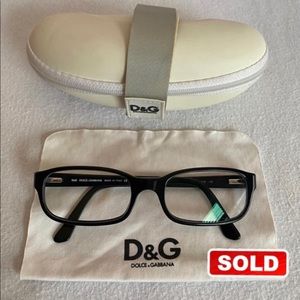 NOT FOR SALE -   Dolce Black Eyeglasses / Frames
